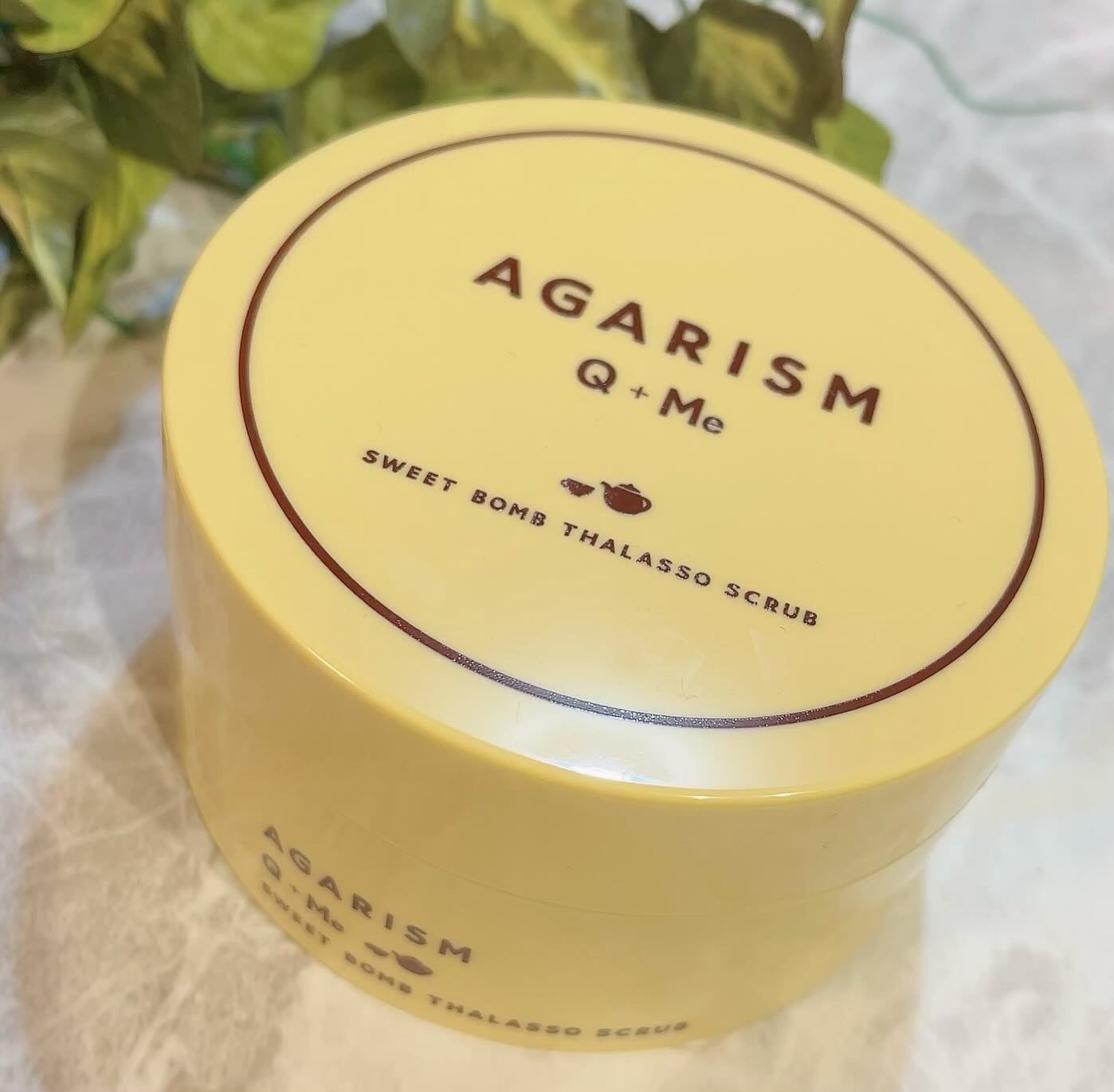 Q+Me スウィートボムタラソスクラブレモンティーの香り/AGARISM/バスト・ヒップケアを使ったクチコミ(1枚目)