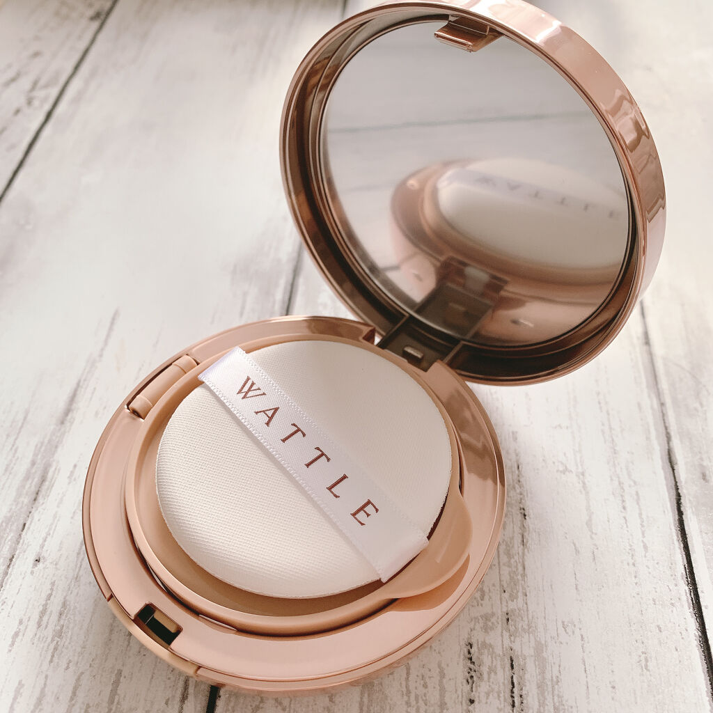 WATTLEクッションファンデーション/WATTLE/クッションファンデーションを使ったクチコミ（1枚目）