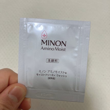 アミノモイスト モイストクリーミィ ウォッシュ/ミノン/洗顔フォームを使ったクチコミ(1枚目)