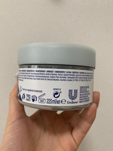 クリーミーボディスクラブ マカダミア&ライスミルク/ダヴ/ボディスクラブを使ったクチコミ(4枚目)