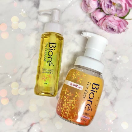 ビオレ ザ クレンズ オイルメイク落とし 金木犀の香り/ビオレ/オイルクレンジングを使ったクチコミ(7枚目)