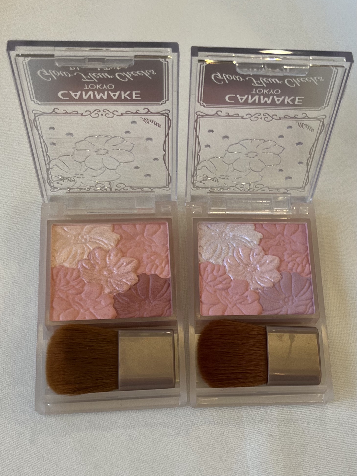 グロウフルールチークス（ブレンドタイプ）/キャンメイク/パウダーチークを使ったクチコミ（3枚目）