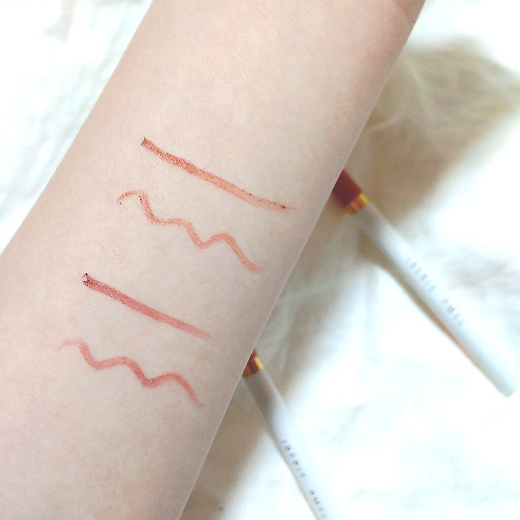 イベリスピメル クリームシャドウライナー 102 ピンクブラウン(限定)/pdc/ペンシルアイライナーを使ったクチコミ（2枚目）