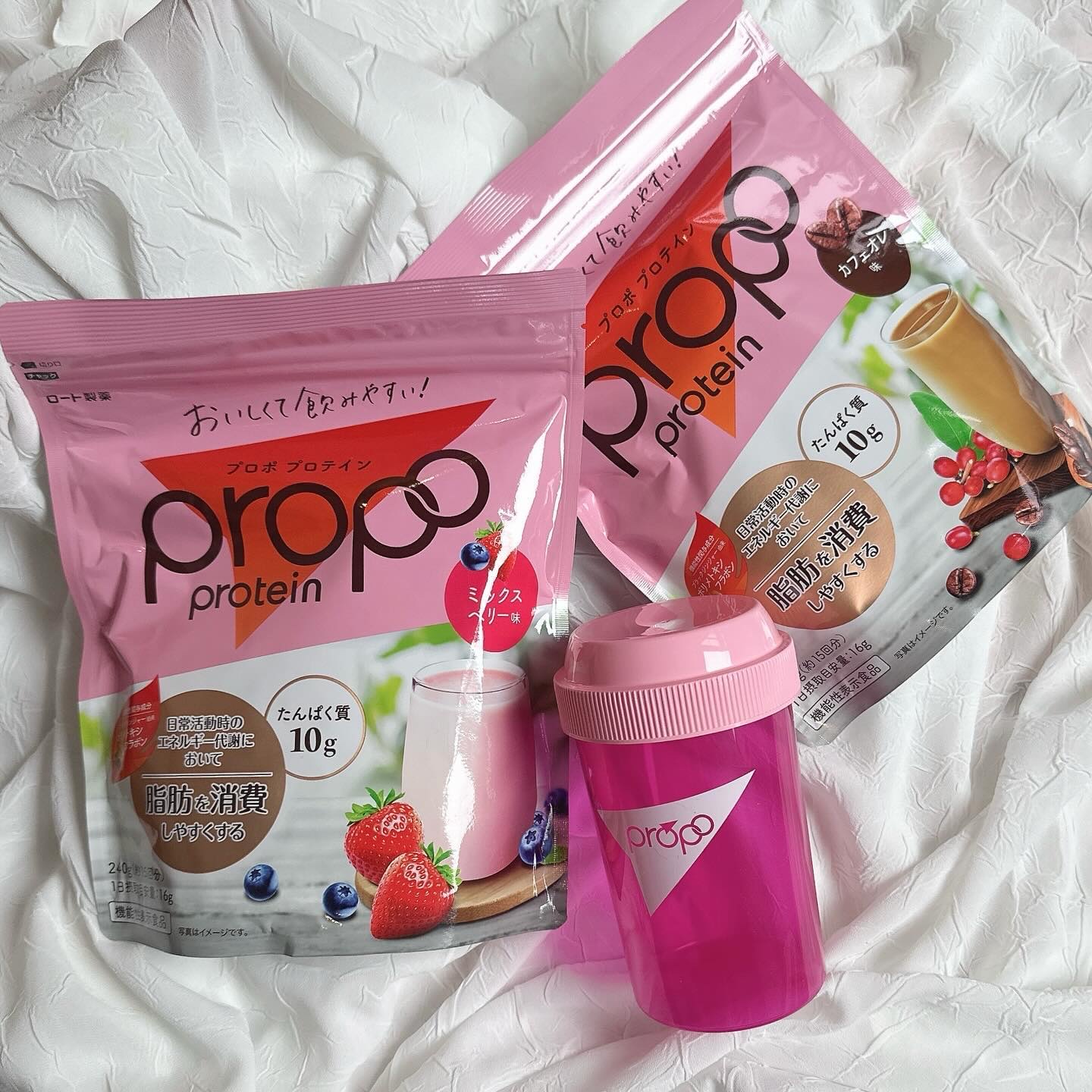 プロポ プロテイン(カフェオレ味)/ロート製薬/その他プロテインを使ったクチコミ（1枚目）