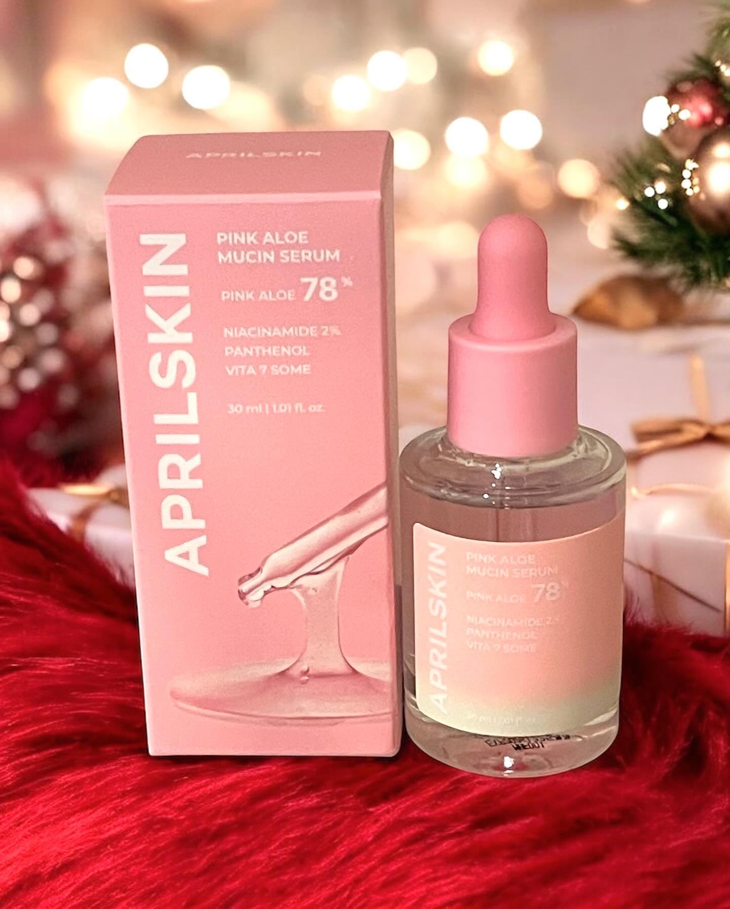ピンクアロエムチンセラム/APRILSKIN/美容液を使ったクチコミ（2枚目）