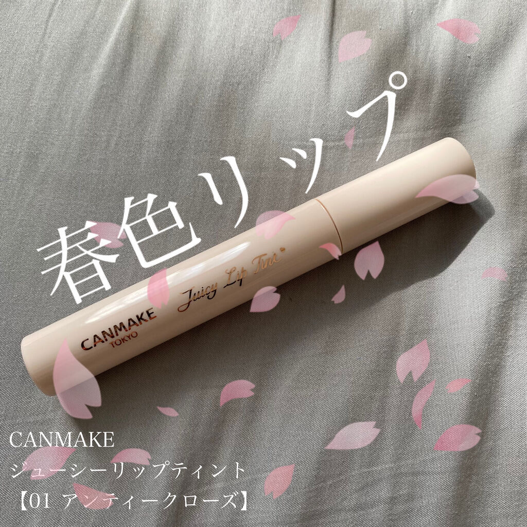 ジューシーリップティント/キャンメイク/口紅を使ったクチコミ（1枚目）