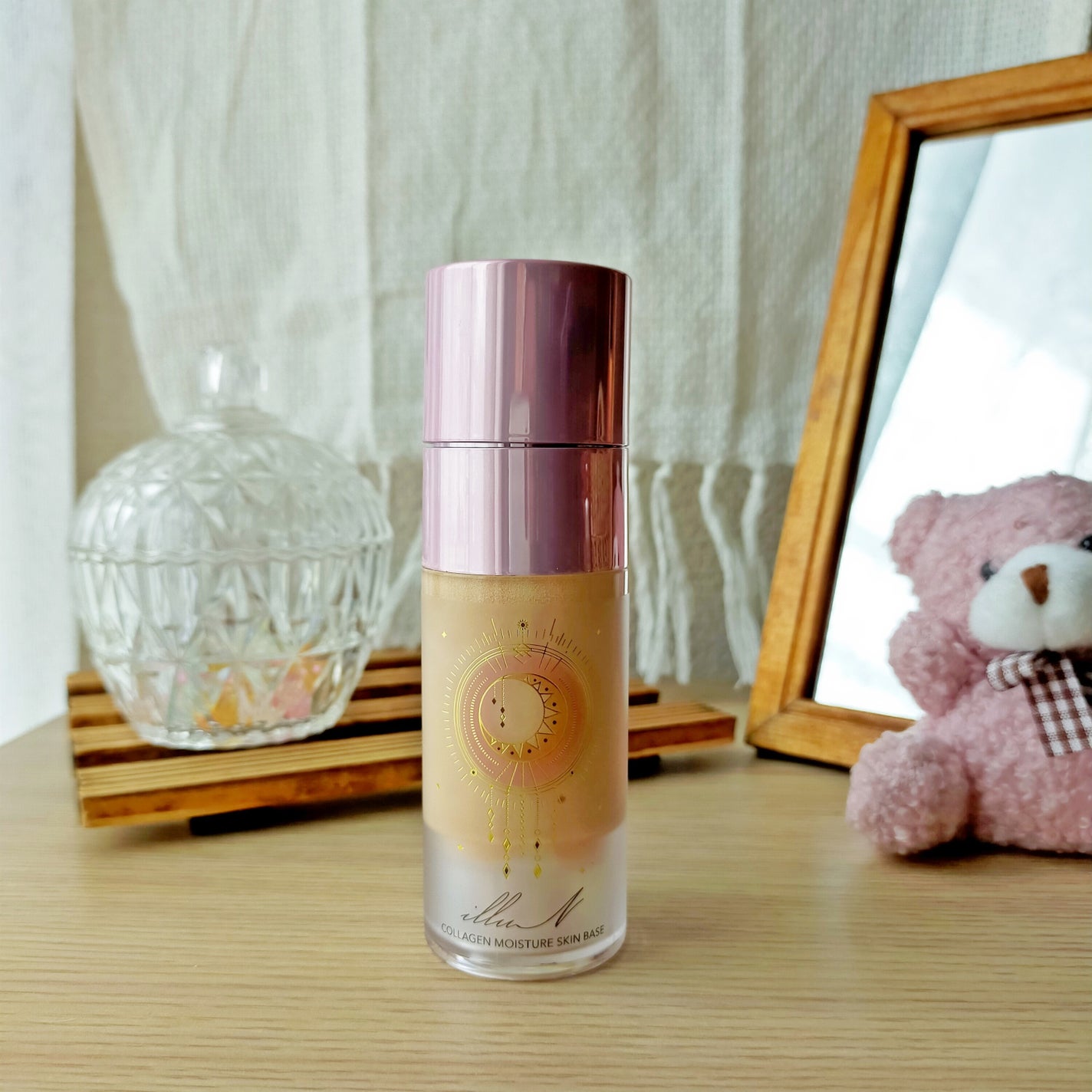 コラーゲンモイスチャースキンベース/illuN/化粧下地を使ったクチコミ(4枚目)