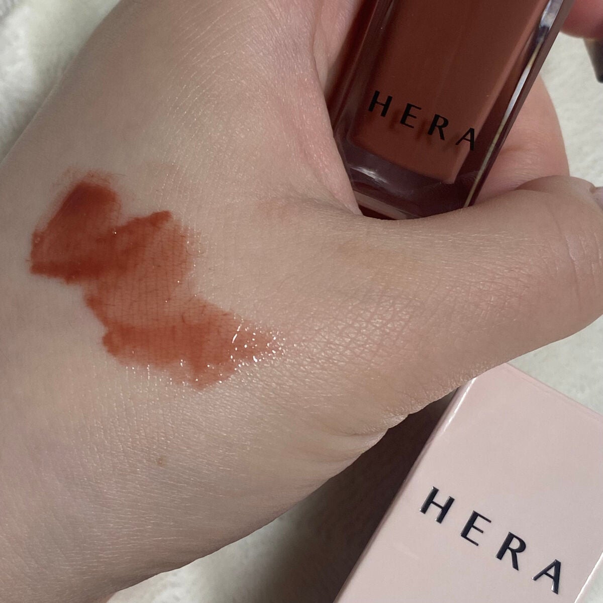 センシュアルヌードグロス/HERA/リップグロスを使ったクチコミ(4枚目)
