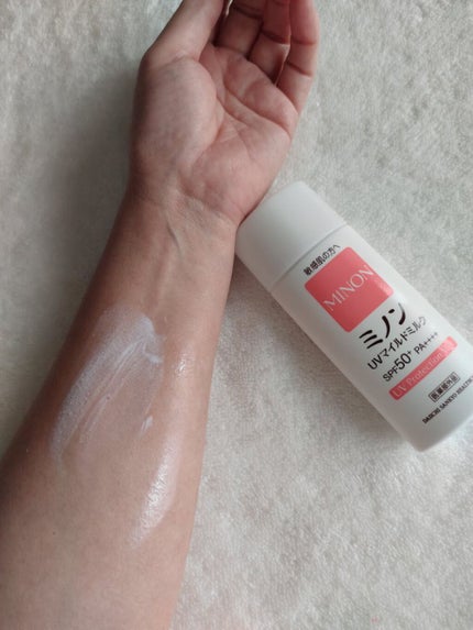 ミノンUVマイルドミルク/ミノン/日焼け止めミルクを使ったクチコミ(3枚目)