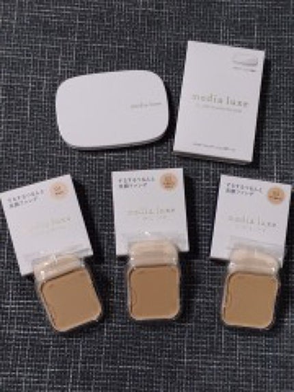 パウダーファンデーション/media luxe/パウダーファンデーションを使ったクチコミ(1枚目)