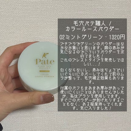 カラールースパウダー/毛穴パテ職人/ルースパウダーを使ったクチコミ(4枚目)