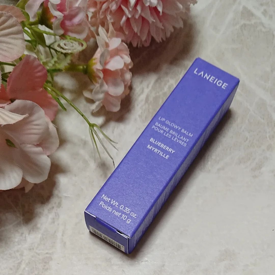リップグロウィバーム ブルーベリー/LANEIGE/リップバームを使ったクチコミ（1枚目）