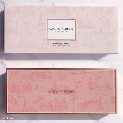 ボンジュール トーキョー フェイス アンド チーク パレット/ローラ メルシエ/パウダーチークを使ったクチコミ(4枚目)