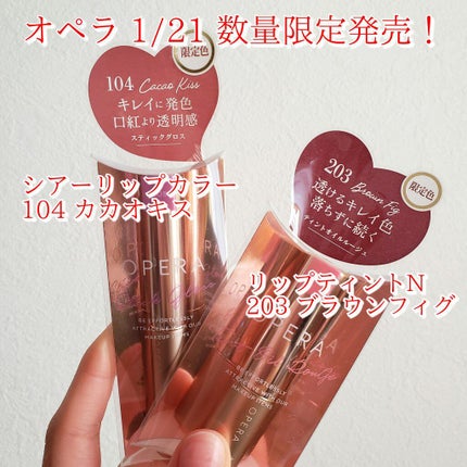 オペラ シアーリップカラー RN/OPERA/リップグロスを使ったクチコミ(1枚目)