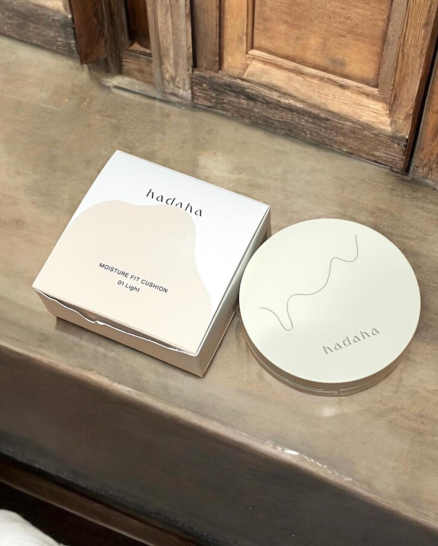 モイスチャーフィットクッション/hadaha/クッションファンデーションを使ったクチコミ(2枚目)