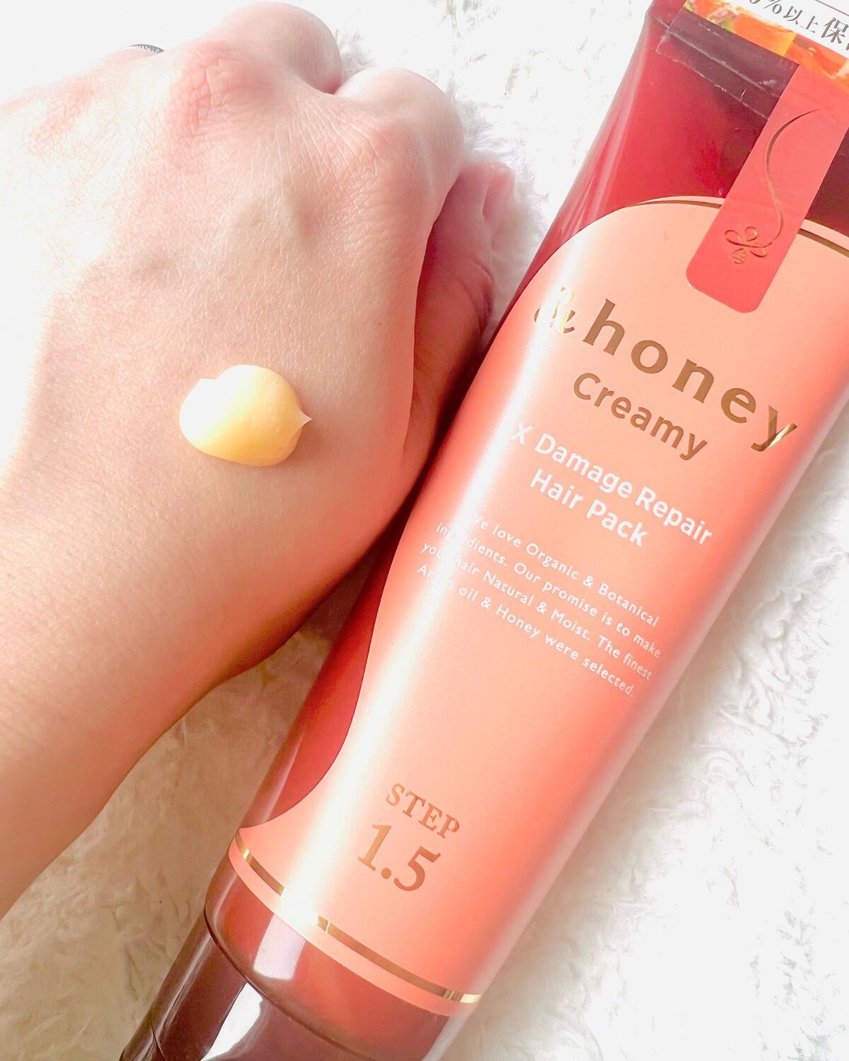 &honey  Creamy EXダメージリペアヘアパック1.5/&honey/ヘアマスク・ヘアパックを使ったクチコミ(2枚目)
