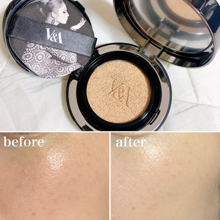 ロングウェアクッションファンデーション/V&Aビューティー/クッションファンデーションを使ったクチコミ(4枚目)