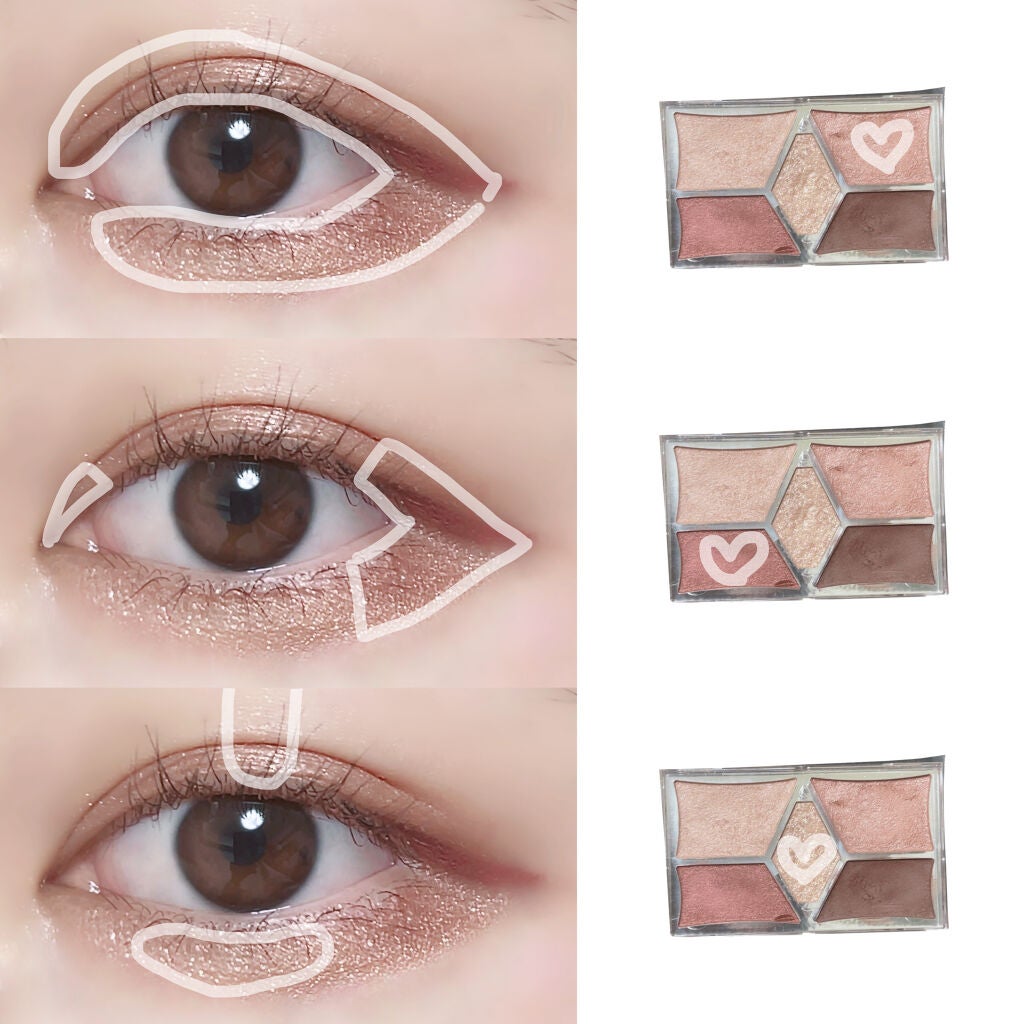 【旧品】パーフェクトスタイリストアイズ/キャンメイク/アイシャドウパレットを使ったクチコミ(2枚目)