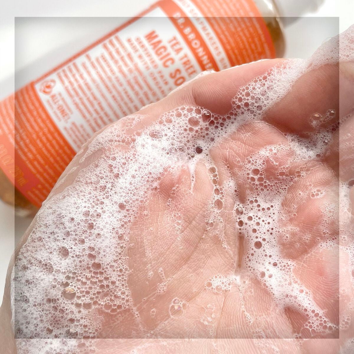 マジックソープ ティートゥリー/ドクターブロナー/ボディソープを使ったクチコミ(5枚目)