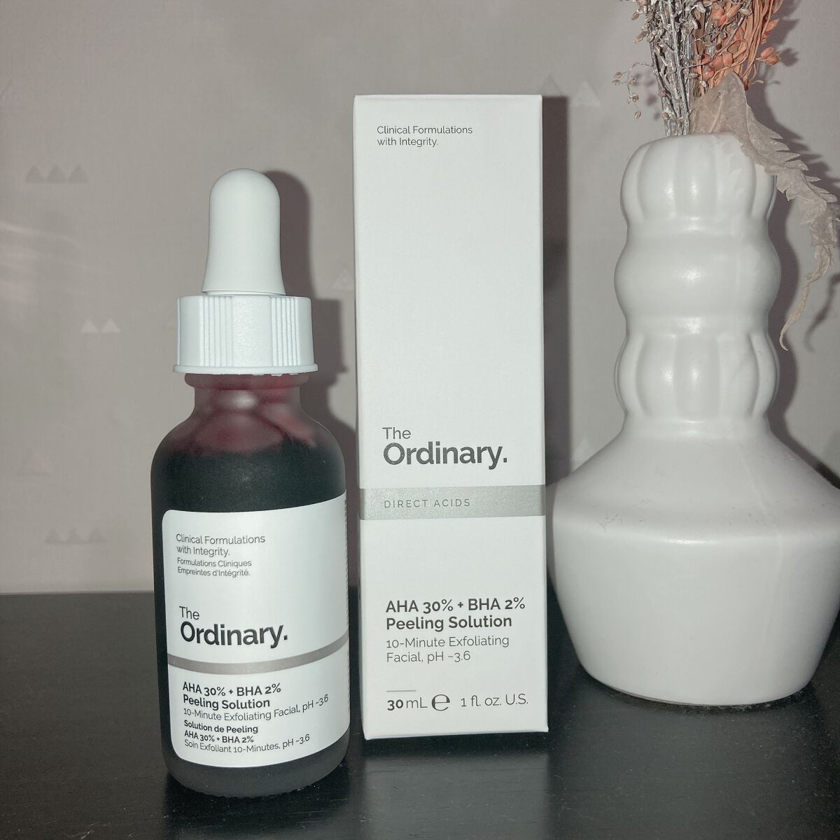 AHA 30% + BHA 2% Peeling Solution/The Ordinary/ピーリングを使ったクチコミ（1枚目）