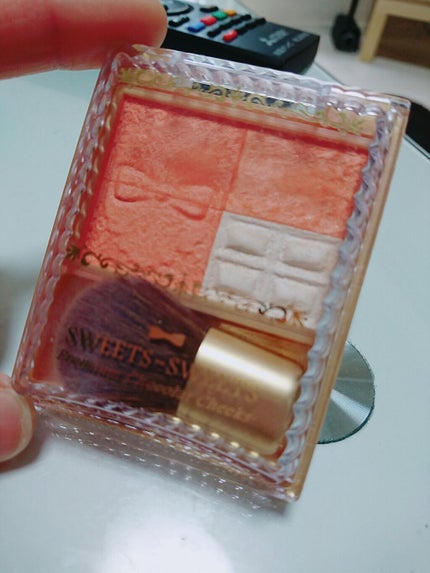 プレミアムショコラチークス/スウィーツ スウィーツ/パウダーチークを使ったクチコミ(1枚目)