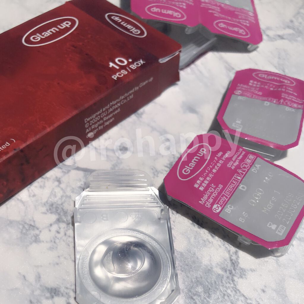 グラムアップ ワンデー/Glam up/ワンデー（１DAY）カラコンを使ったクチコミ（2枚目）