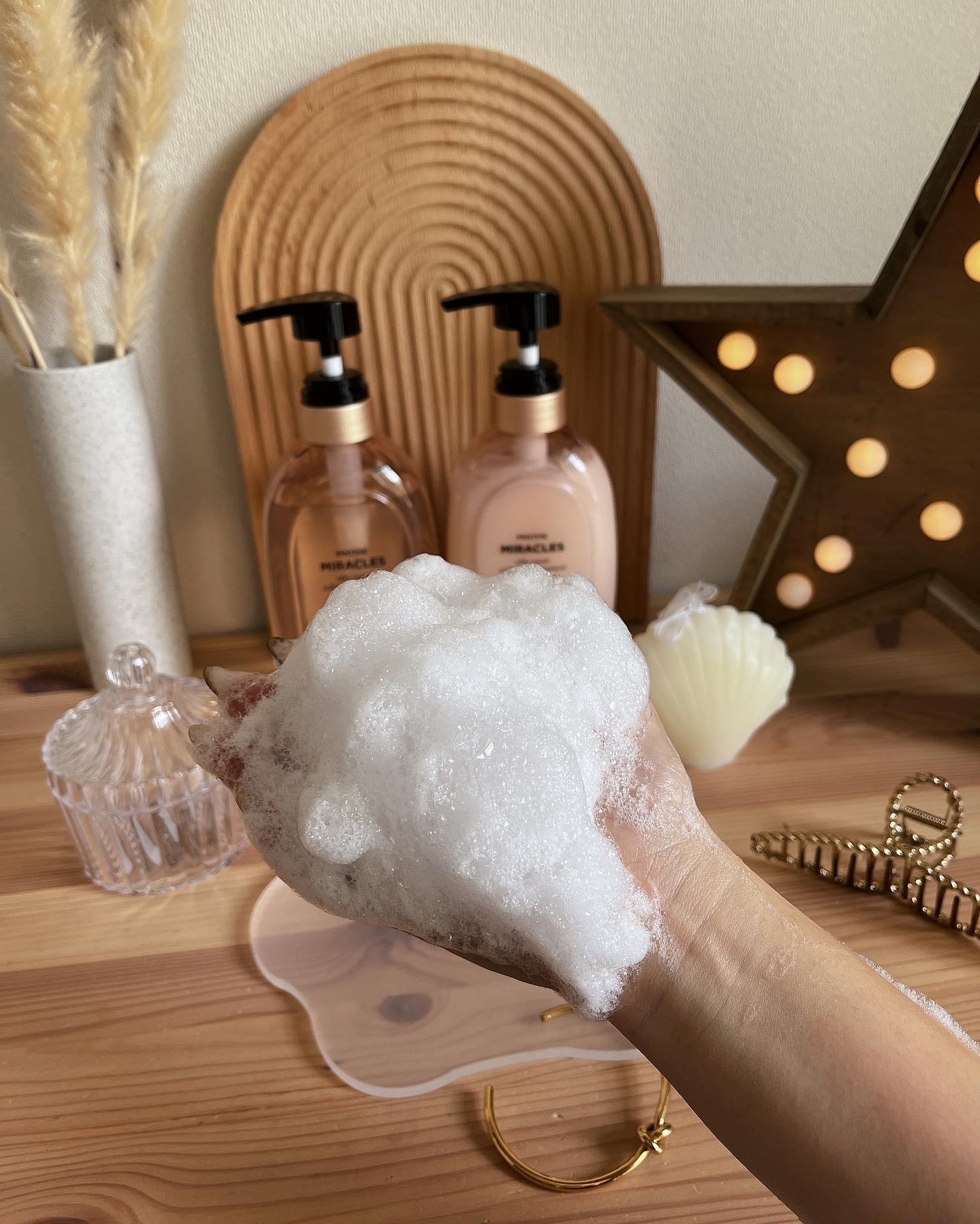 ミラクルズ サルフェート無添加&ジェントルリペア ボンドリペア シャンプー/トリートメント トリートメント 440g/パンテーン/市販シャンプーを使ったクチコミ（3枚目）