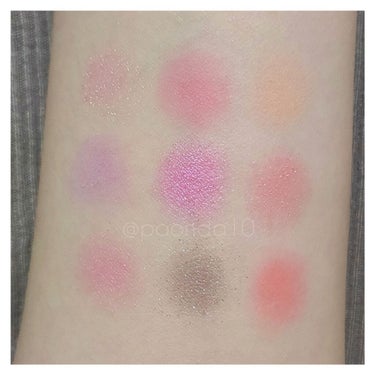 UR GLAM　BLOOMING EYE COLOR PALETTE/U R GLAM/パウダーアイシャドウを使ったクチコミ（2枚目）