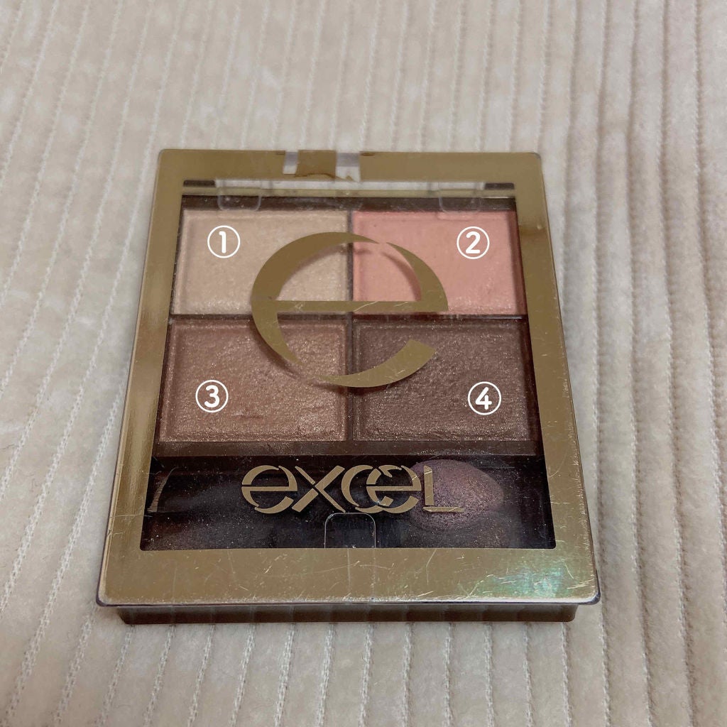スキニーリッチシャドウ/excel/アイシャドウパレットを使ったクチコミ(2枚目)