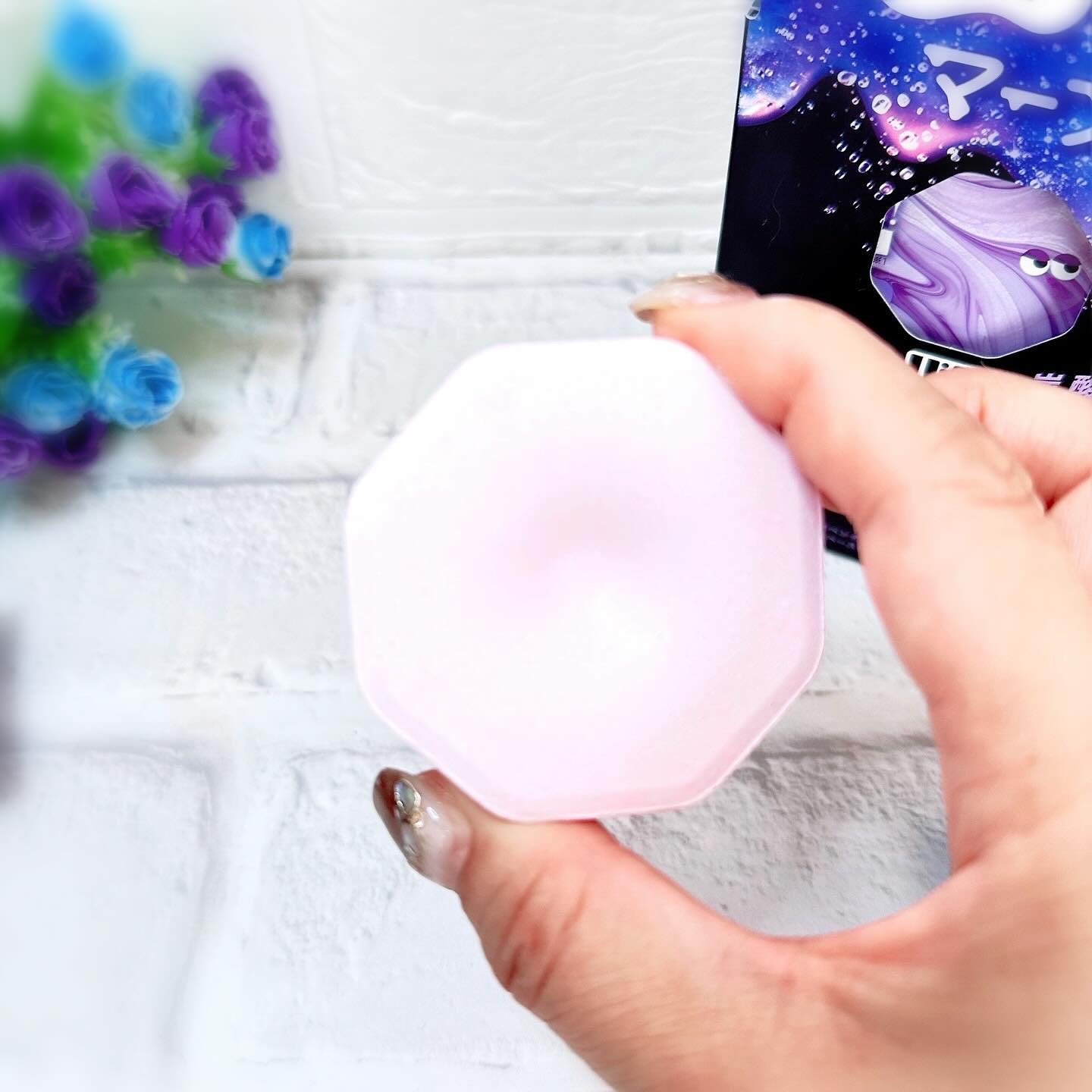 バブ モンスターバブルMEGA級 マーブル泡 ラベンダーカクテルの香り​/バブ/炭酸系入浴剤を使ったクチコミ（2枚目）