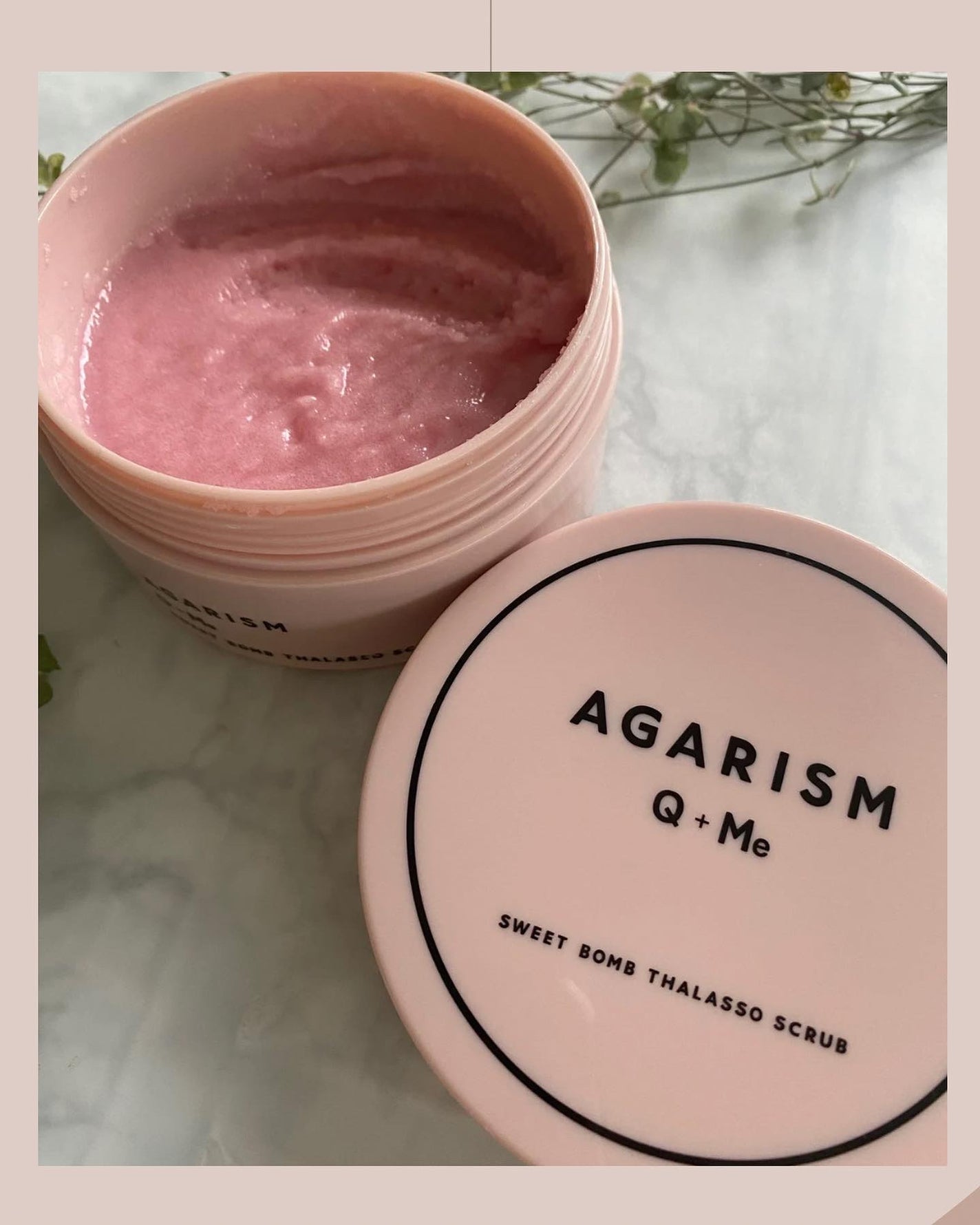 Q+Me スウィート ボム タラソ スクラブ/AGARISM/バスト・ヒップケアを使ったクチコミ(3枚目)