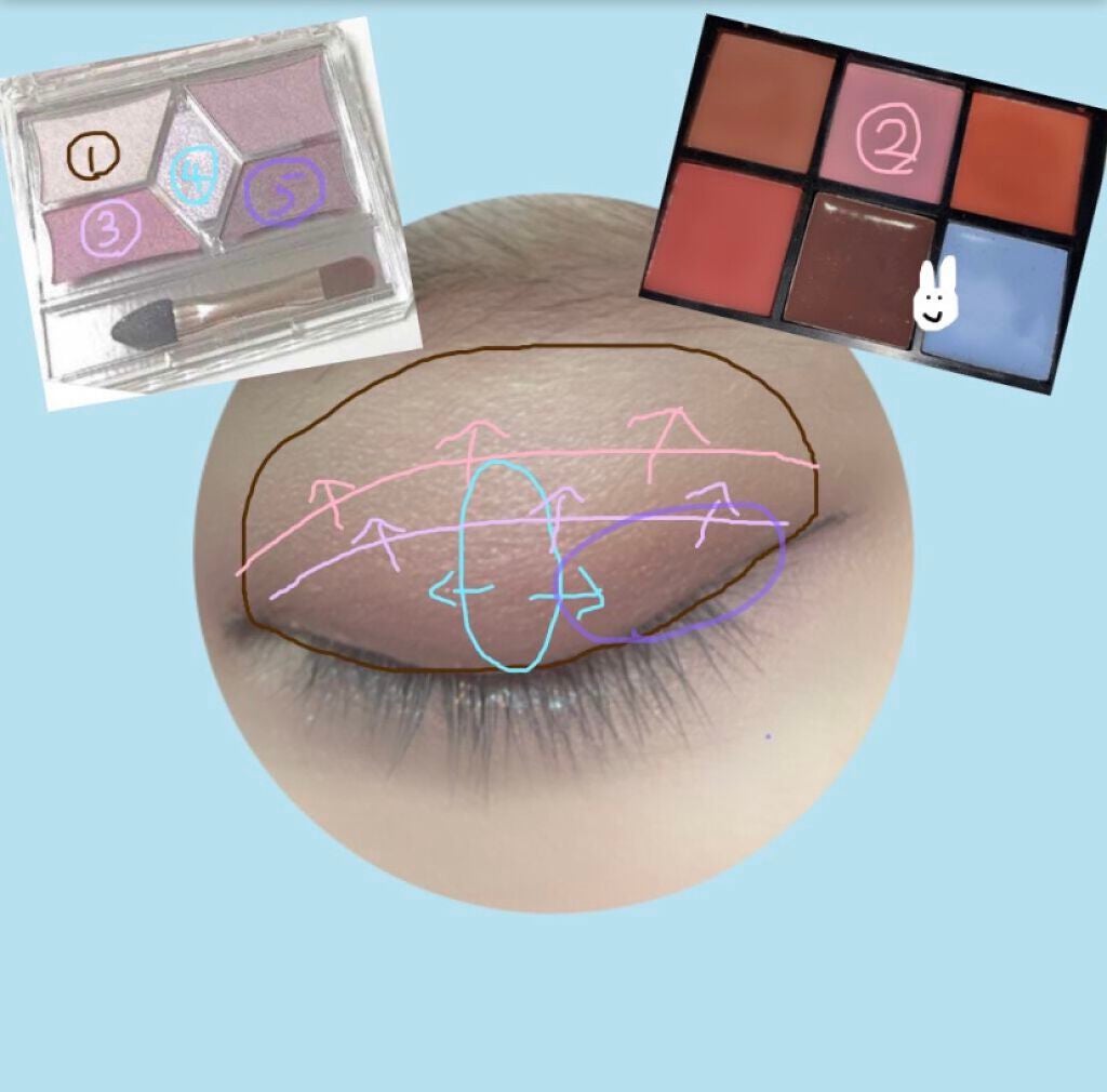 ♡せーにゃん♡🌷 on LIPS 「𓂃落ち着いたピンクメイク𓂃⋆⸜グラデーション⸝⋆今回はプチプラ..」(2枚目)