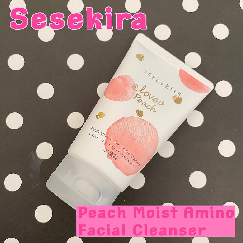 ピーチ モイスト アミノ フェイシャル クレンザー/セセキラ /洗顔フォームを使ったクチコミ(1枚目)