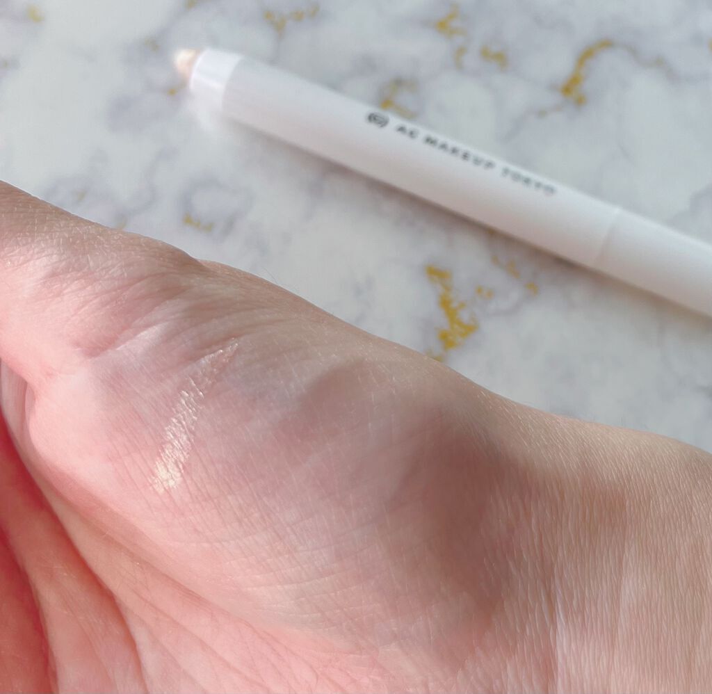 AC シークレット ティアーズバッグ ハイライター/セリア/クリームハイライトを使ったクチコミ（3枚目）