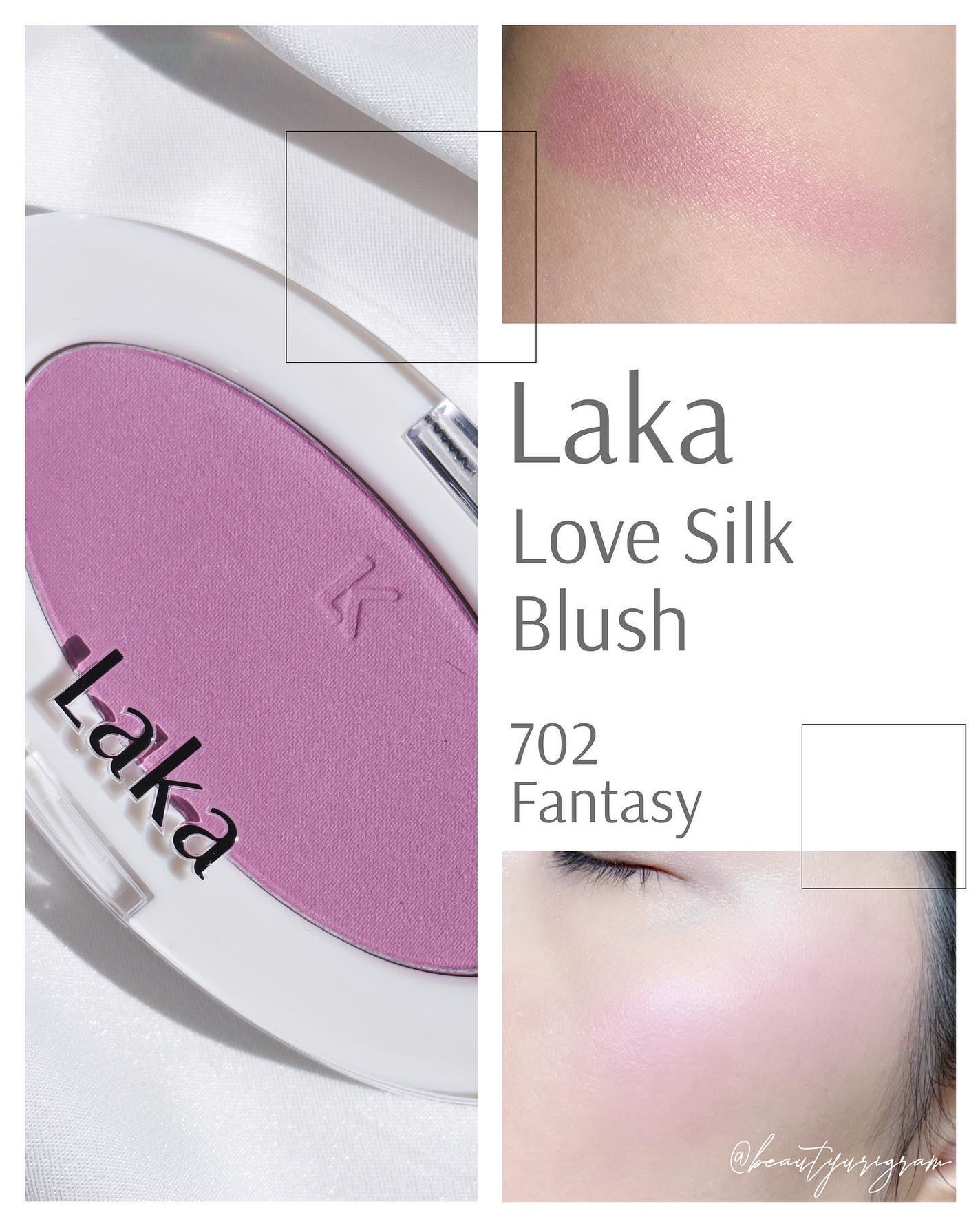 ラブシルクブラッシュ/Laka/パウダーチークを使ったクチコミ(3枚目)