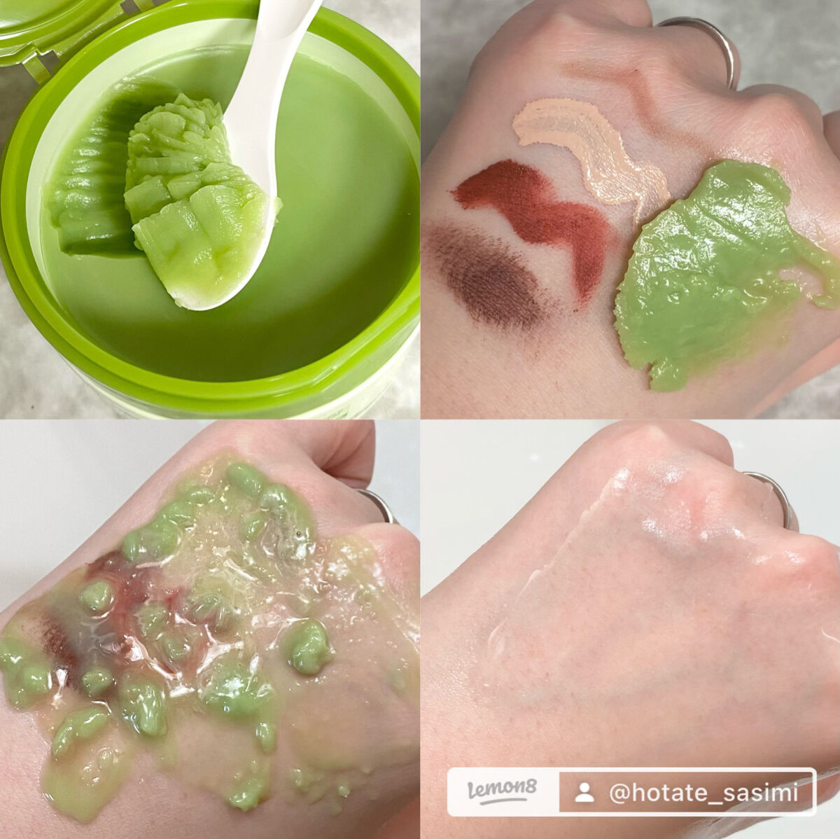 ワフードメイド 宇治抹茶クレンジングバーム/pdc/クレンジングバームを使ったクチコミ（3枚目）