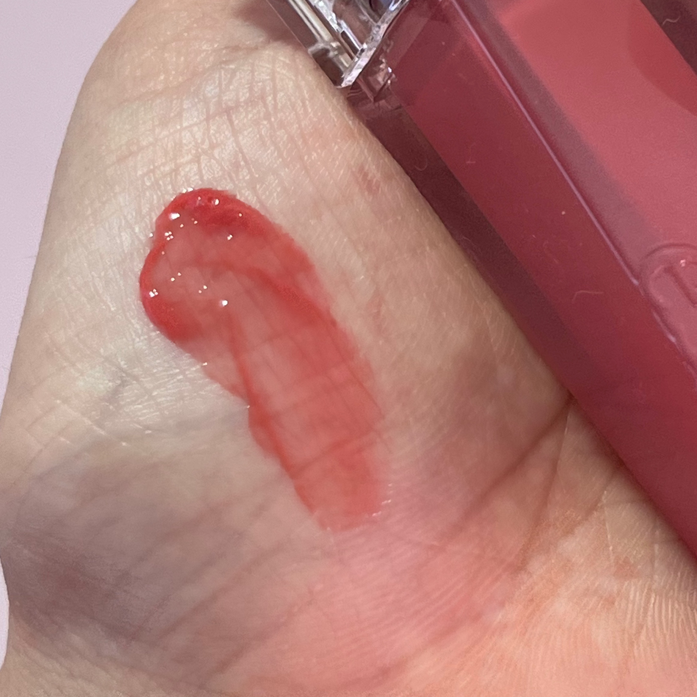 クチュールリップティントグレイズ チリンチリン/espoir/リップティントを使ったクチコミ（2枚目）