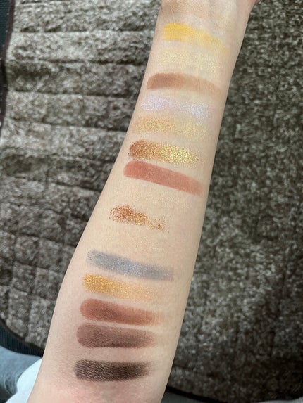 デザートメモリシリーズ 16色アイシャドウパレット/ZEESEA/アイシャドウパレットを使ったクチコミ(4枚目)