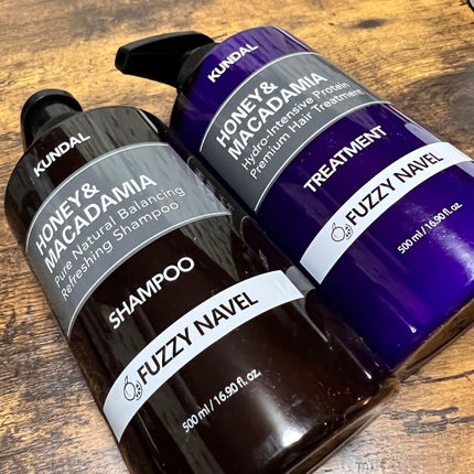 ハニー&マカデミアシャンプー/トリートメント /KUNDAL/シャンプー・コンディショナーを使ったクチコミ(1枚目)