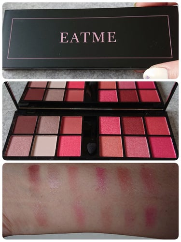 ✨EATME×LARME Pink12color アイシャドウパレット✨

今回はたまたま本屋さんで見つけて
「なんか、可愛いパレットが付録についてるぞ～🎵」って
思って購入しました😆

本の内容は私に