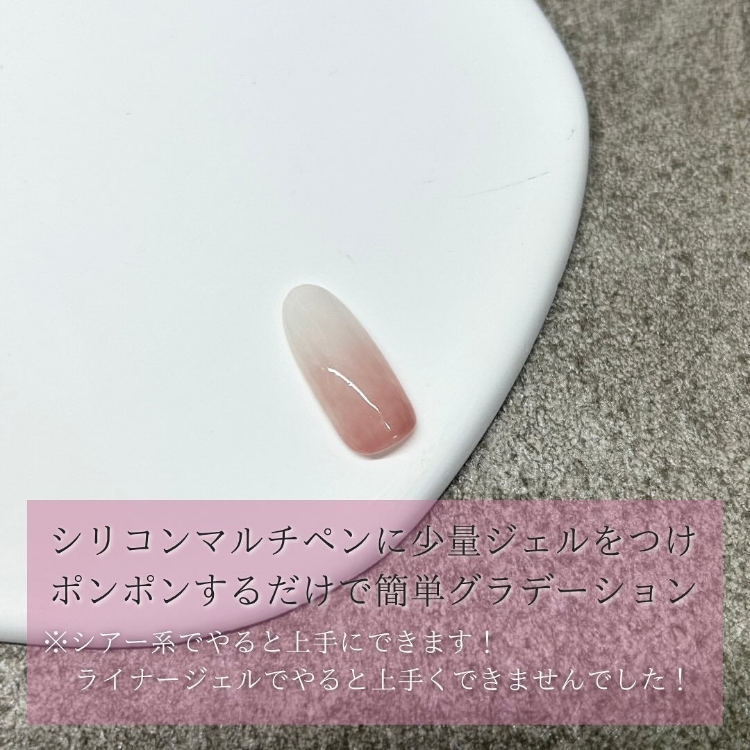 シリコンマルチペン/ネイル工房/ネイル用品を使ったクチコミ(3枚目)