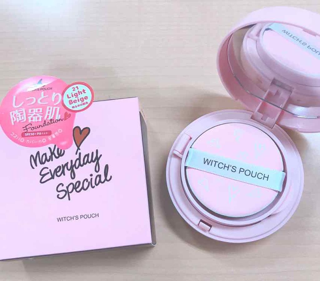 モイスチャーライズ カバー クッション/Witch's Pouch/クッションファンデーションを使ったクチコミ（1枚目）