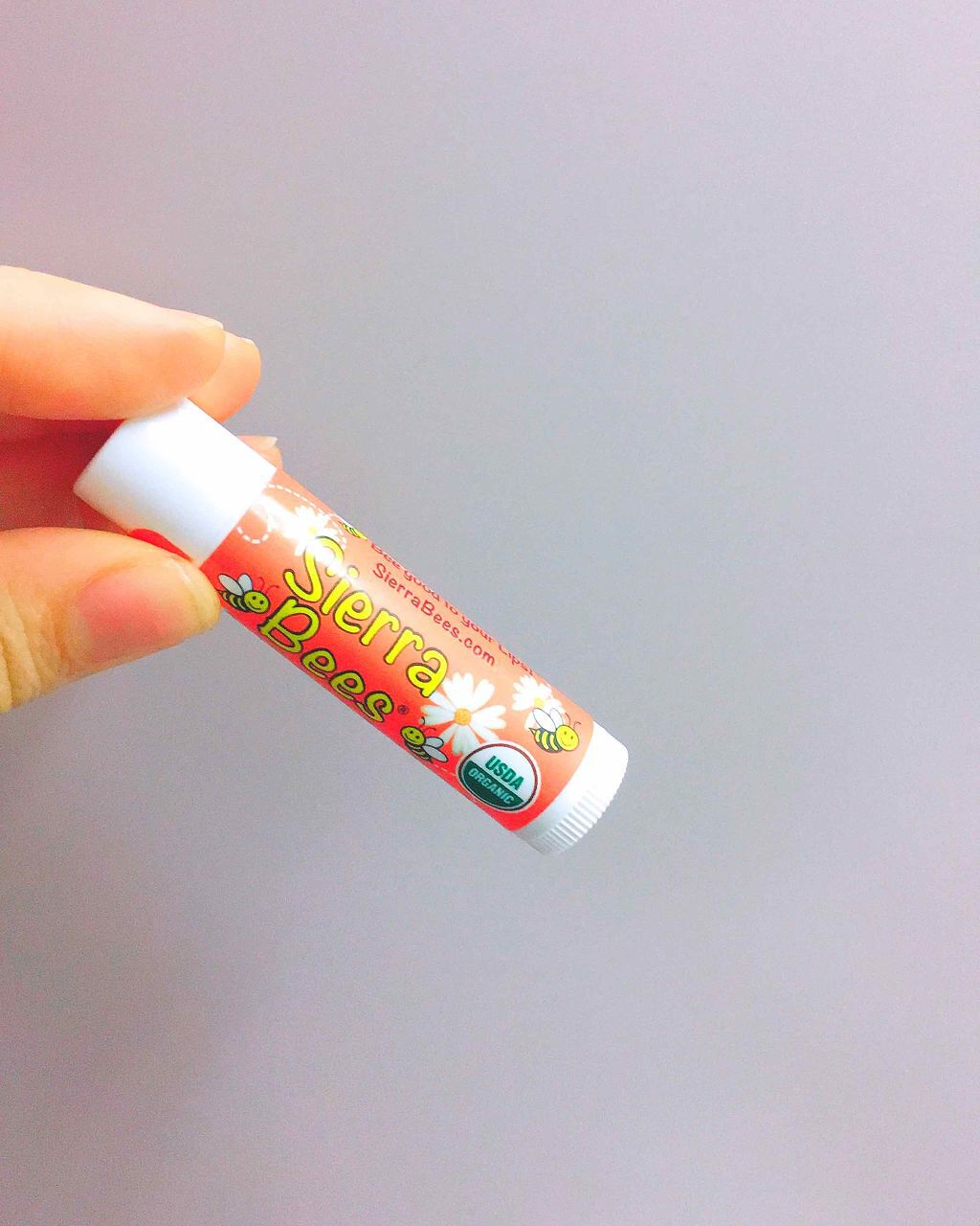 Organic Lip Balm/Sierra Bees/リップバームを使ったクチコミ（1枚目）