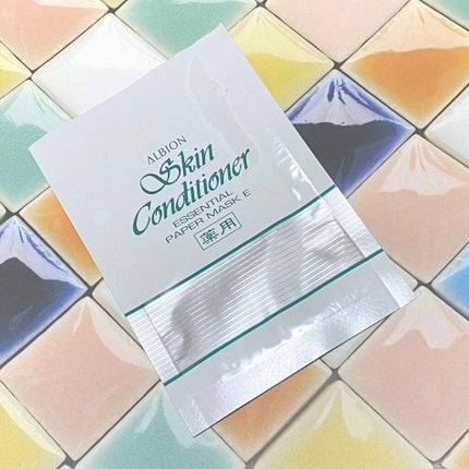 アルビオン 薬用スキンコンディショナー エッセンシャル ペーパーマスク E/ALBION/シートマスク・パックを使ったクチコミ(1枚目)