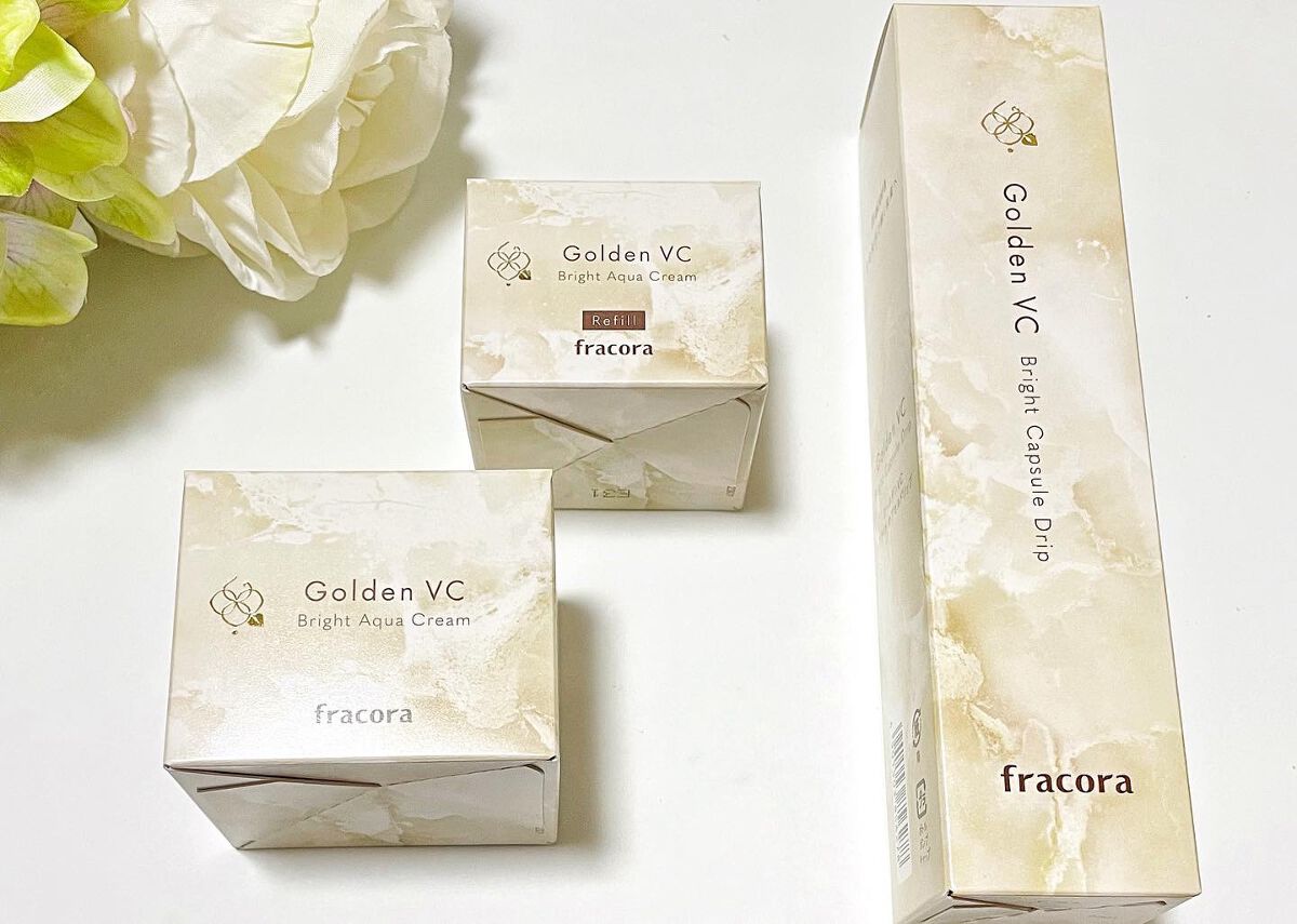 ゴールデンVC ブライト アクアクリーム/fracora/フェイスクリームを使ったクチコミ（2枚目）