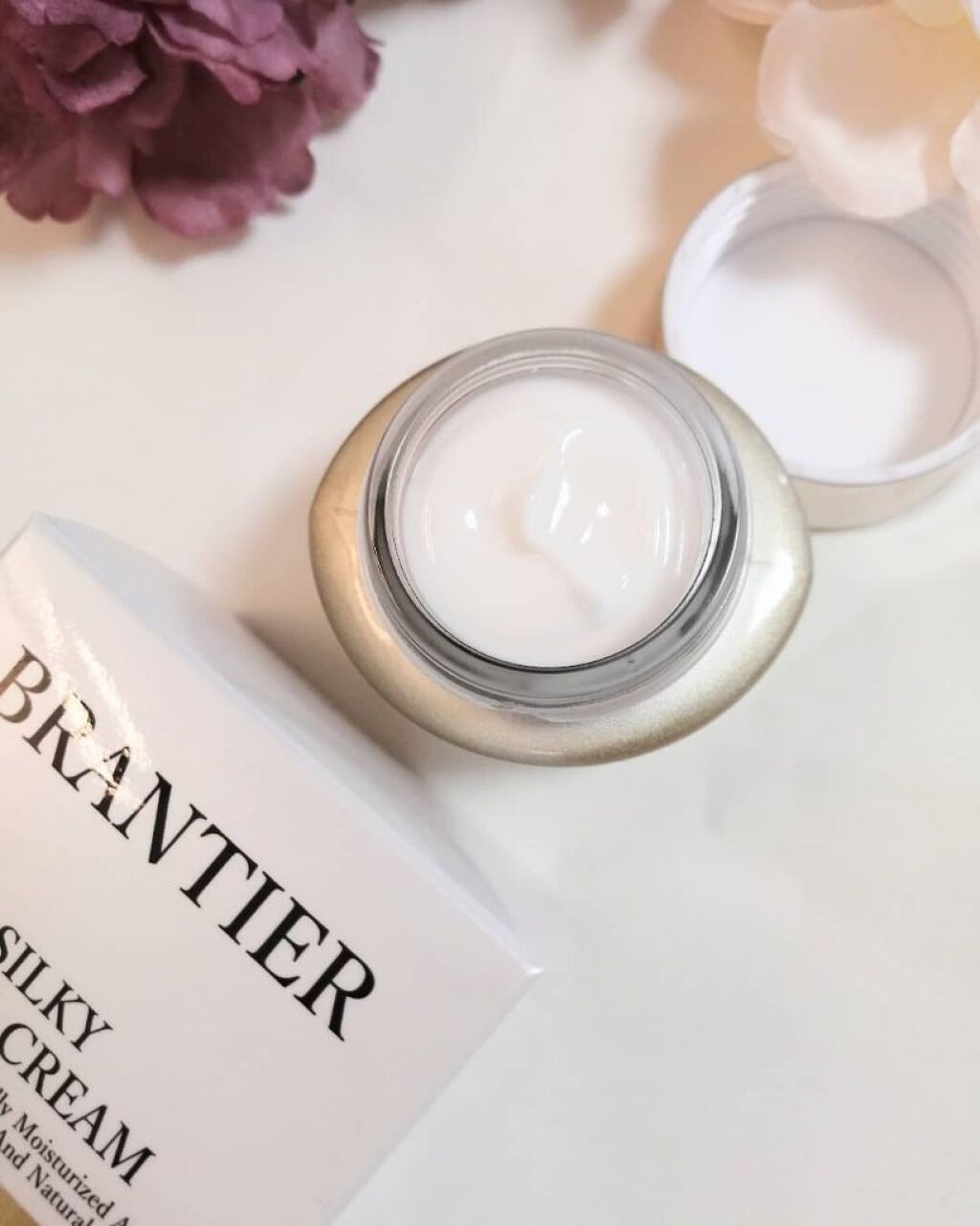 シルキーナノクリーム/BRANTIER/フェイスクリームを使ったクチコミ（3枚目）