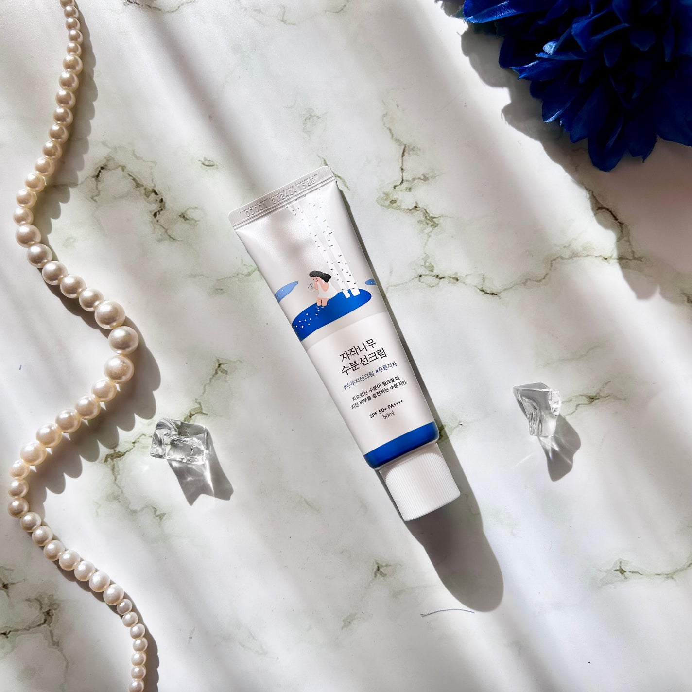 白樺水分uvクリーム/ROUND LAB/日焼け止めクリームを使ったクチコミ(1枚目)