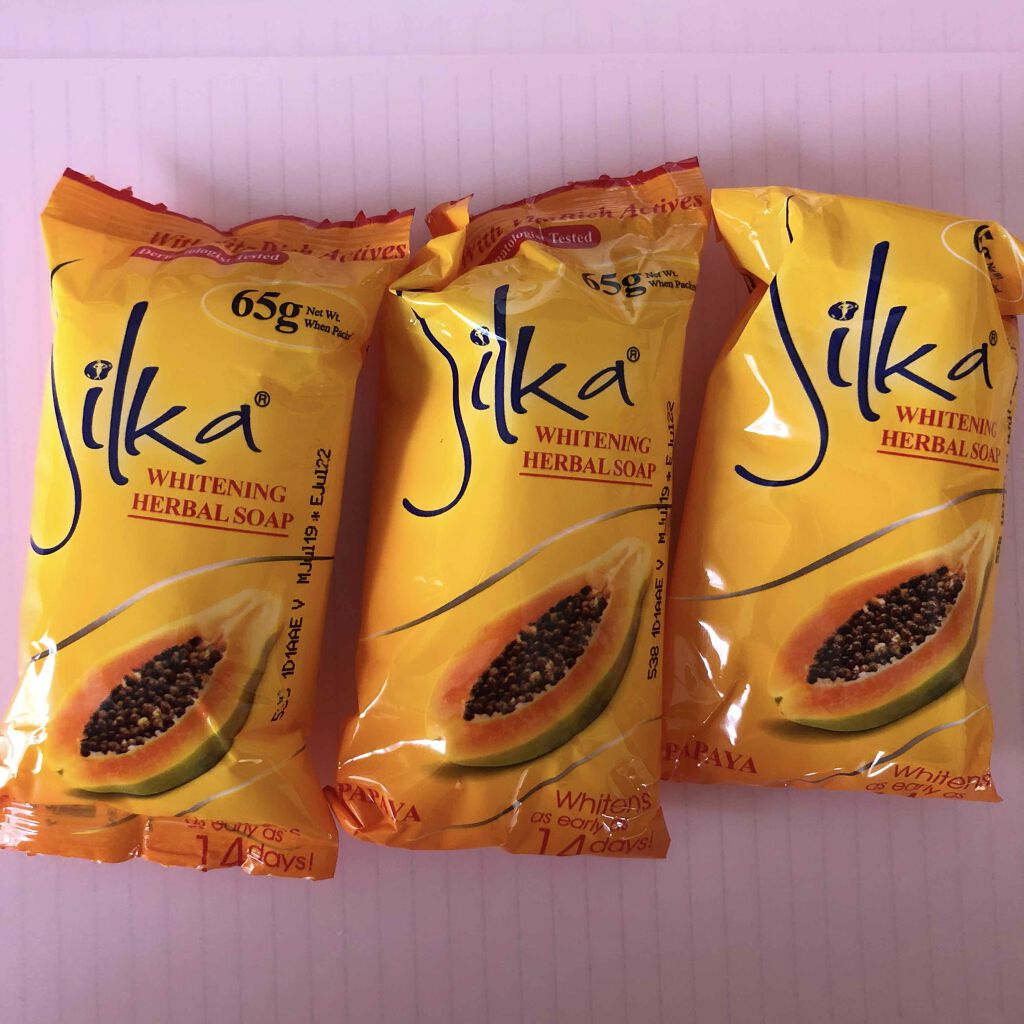 パパイヤ石鹸　Silka/パパイヤ石鹸　Silka/洗顔石鹸を使ったクチコミ（1枚目）