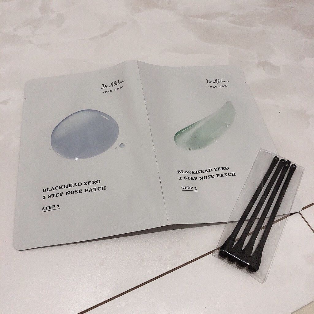 ブラック ヘッド ゼロ ２ステップ ノーズ パッチ/Dr.Althea/シートマスク・パックを使ったクチコミ（2枚目）