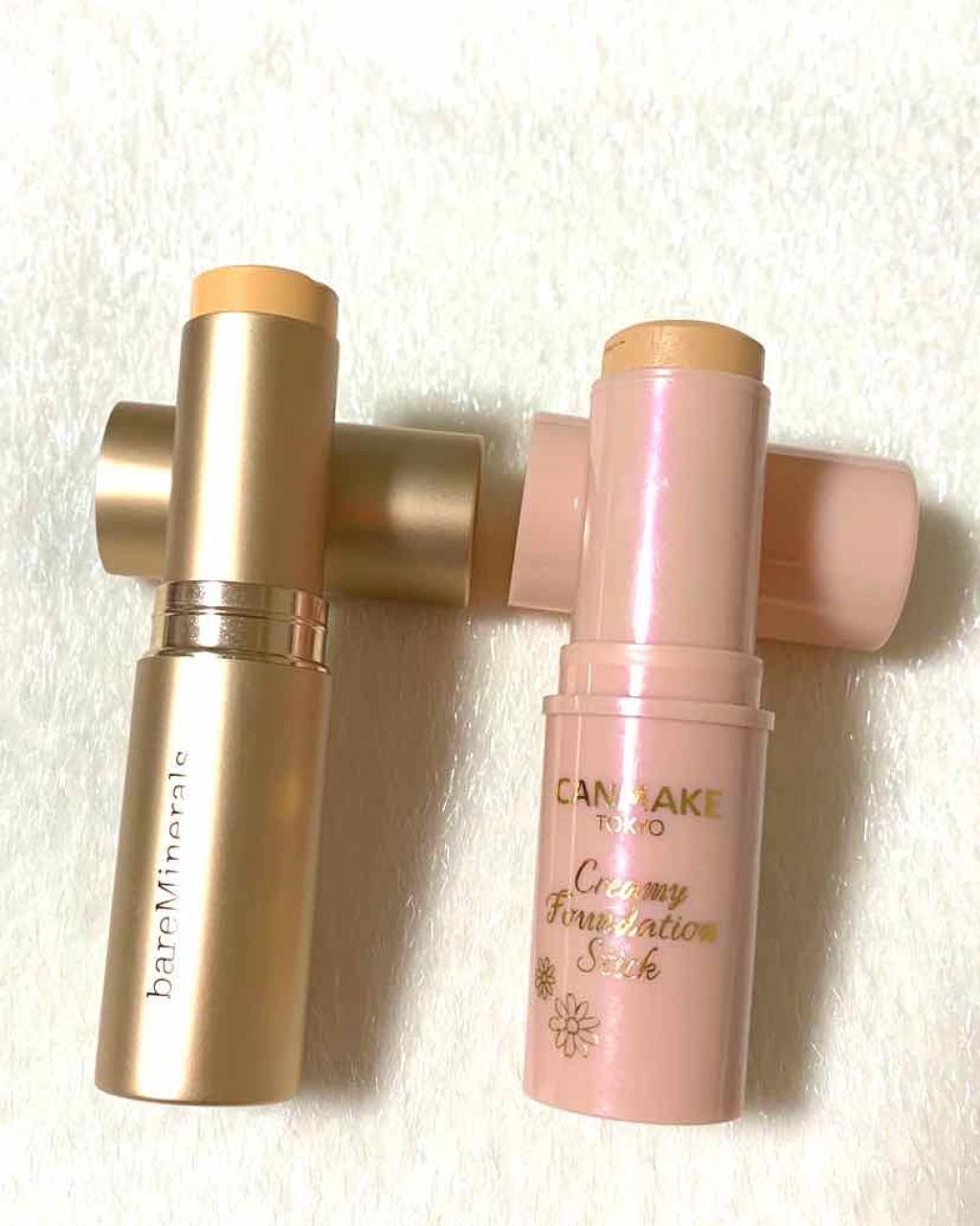 クリーミーファンデーションスティック/キャンメイク/その他ファンデーションを使ったクチコミ（2枚目）